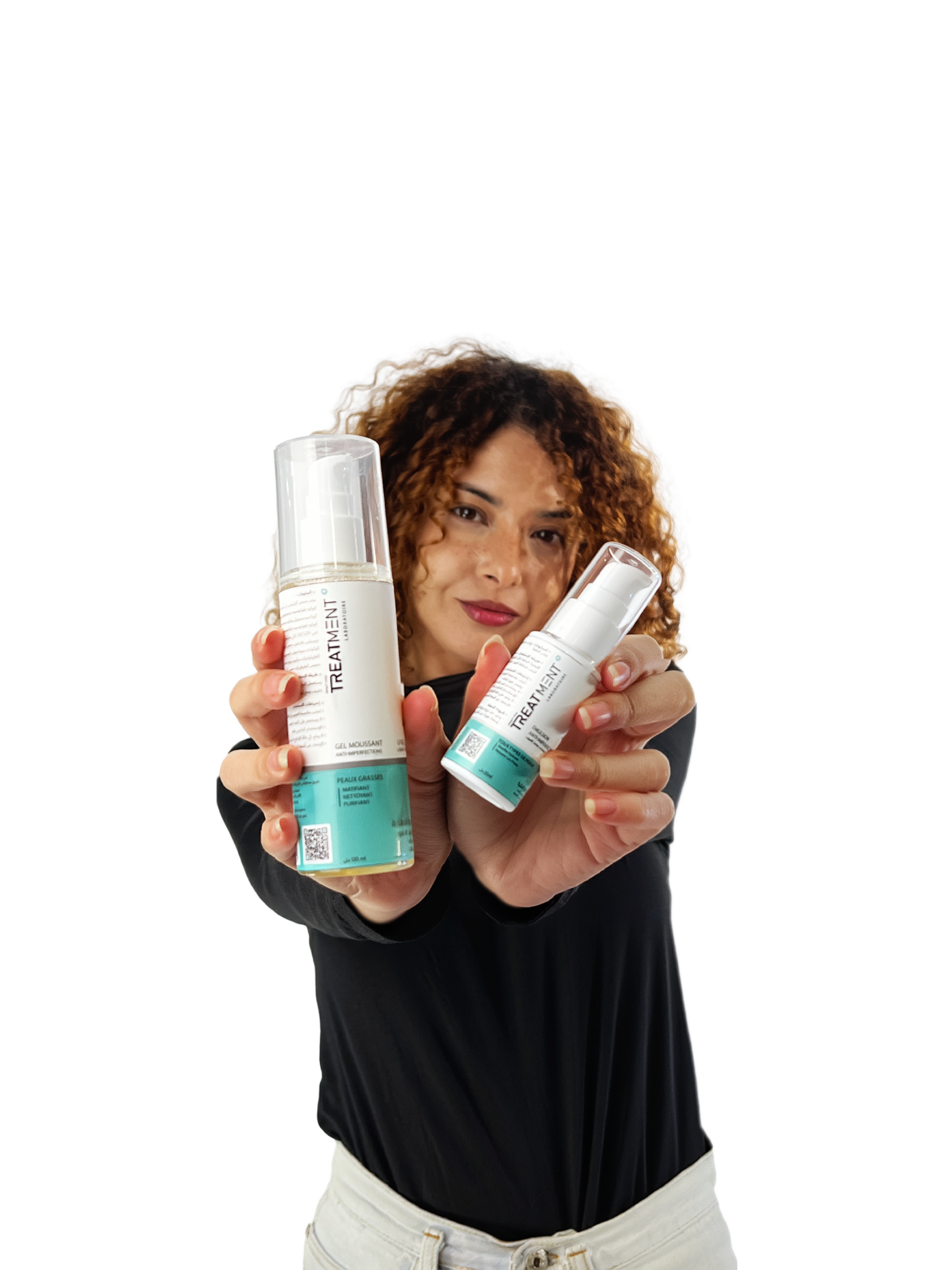 Treatment Laboratoire model with products