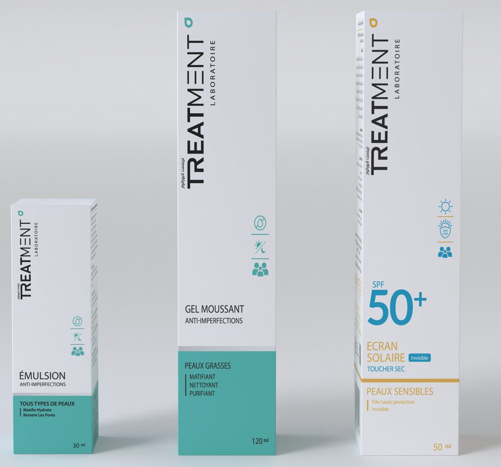 Gel Moussant + Émulsion Anti-Imperfection + Écran Solaire SPF 50+