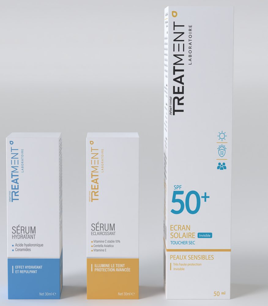 Sérum Hydratant + Sérum Éclaircissant + Écran Solaire SPF 50+