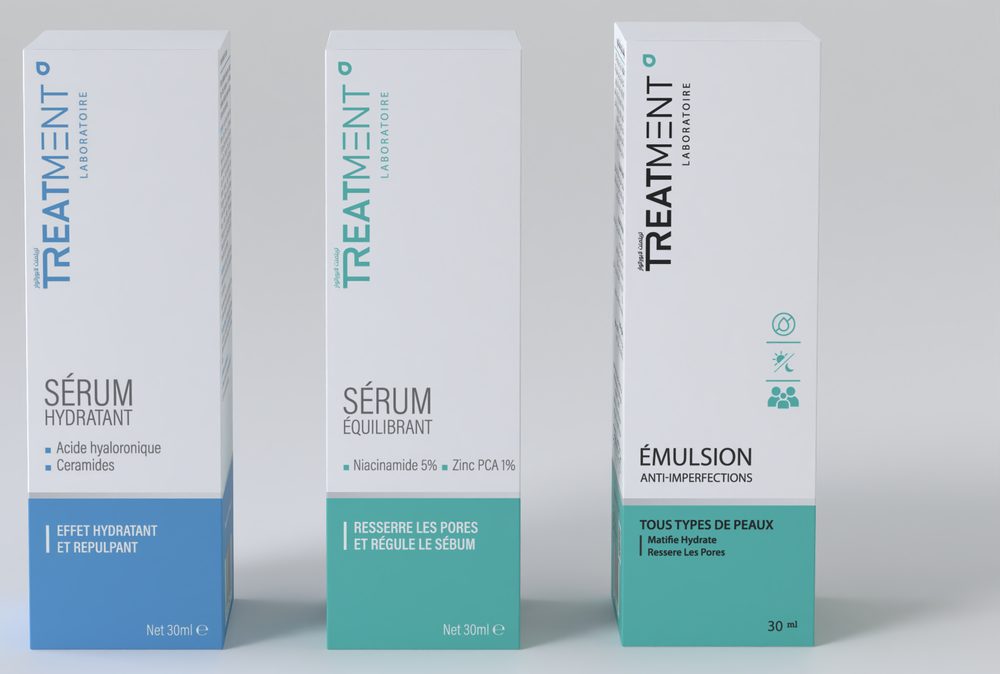 Émulsion Anti-Imperfection + Sérum Équilibrant + Sérum Hydratant