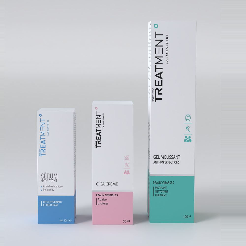 Crème Cica + Gel Moussant + Sérum Hydratant