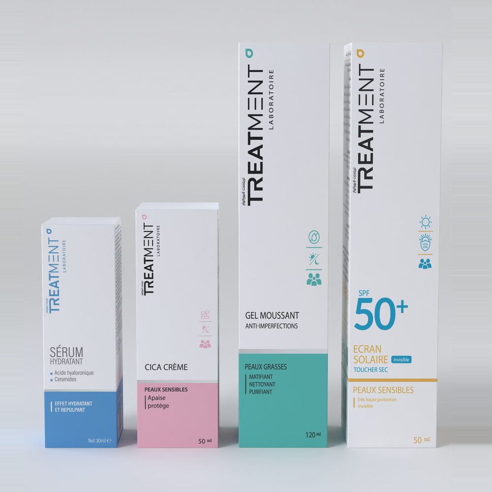 Crème Cica + Gel Moussant + Sérum Hydratant + Écran Solaire SPF 50+