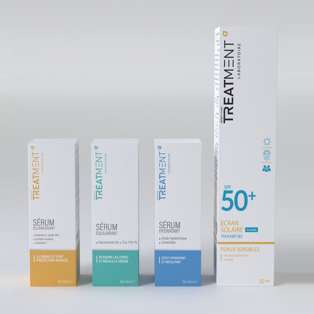 Les 3 sérums + Écran Solaire SPF 50+