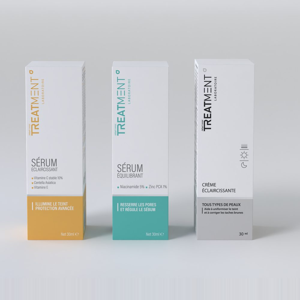 Crème Éclaircissante + Sérum Éclaircissant + Sérum Équilibrant