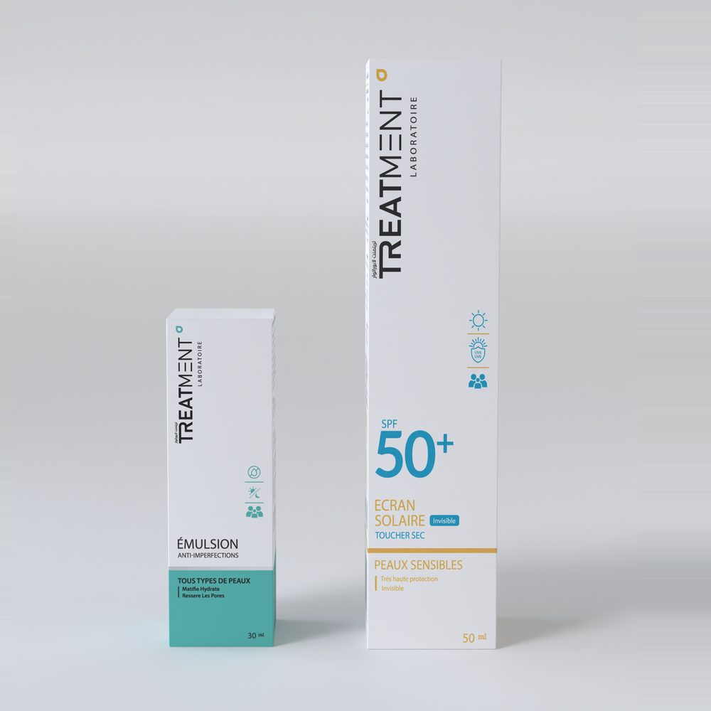 Émulsion Anti-Imperfection + Écran Solaire SPF 50+
