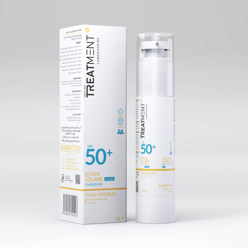 Écran Solaire SPF 50+ Toucher Sec